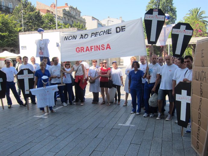 Foto Protesta Grafinsa Xunta