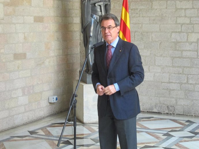 El presidente de la Generalitat de Catalunya, Artur Mas
