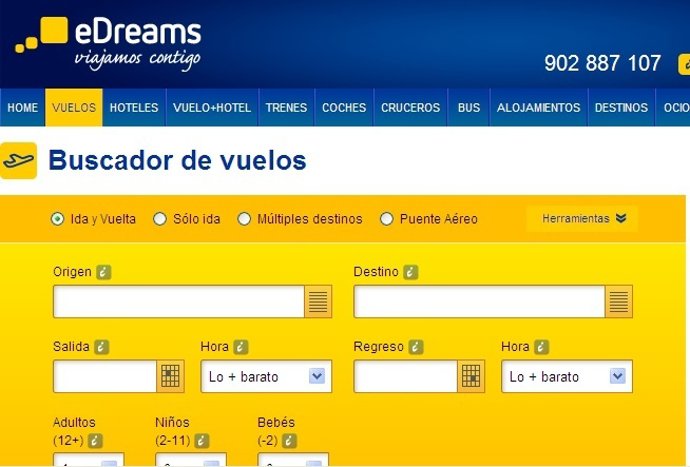 Web de eDreams