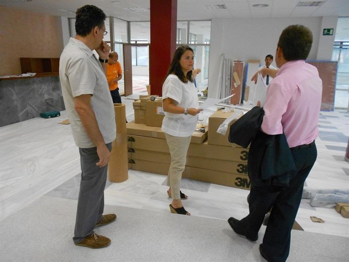 Mobiliario para la nueva biblioteca de La Alberca 