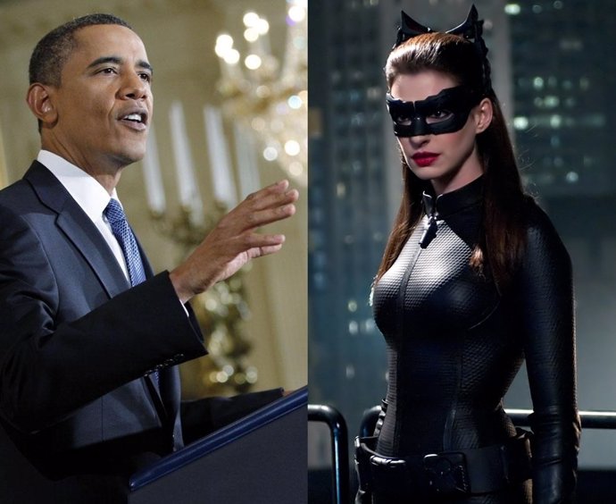  Barack Obama Y  Anne Hathaway