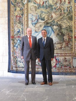 El Rey, Don Juan Carlos, Y Pere Rotger 