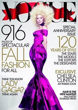 Lady Gaga en la portada de Vogue