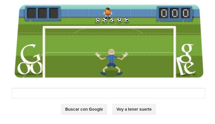 Doodle de futbol