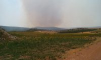 Estabilizado el fuego de Reíllo (Cuenca), que fue originado por un rayo y ha afectado a unas 300 hectáreas