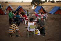 La Guardia Civil desaloja la finca militar de las Turquillas, en Sevilla 