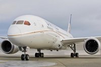 United Airlines presenta su primer 787 Dreamliner, que espera recibir en septiembre