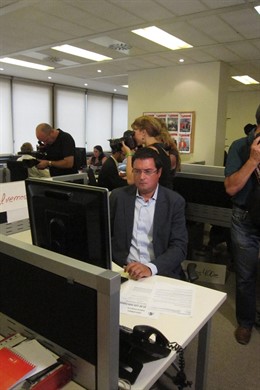 El Secretario De Organización Del PSOE, Óscar López