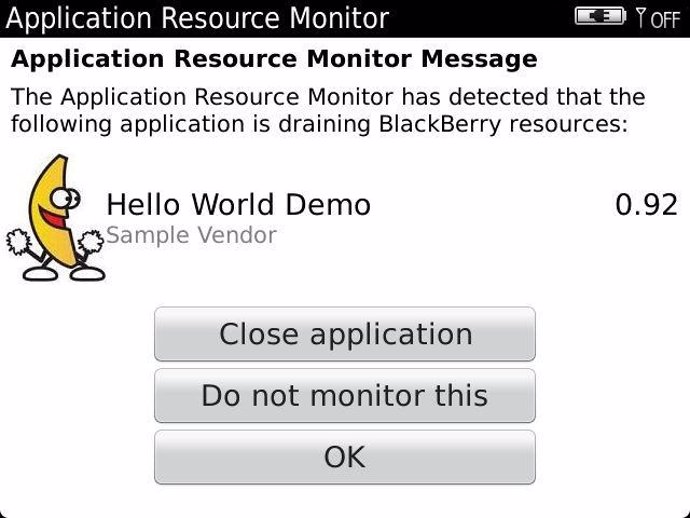 App Resource Monitor