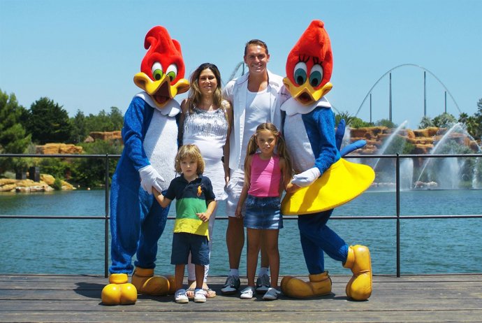 Tamara con su familia