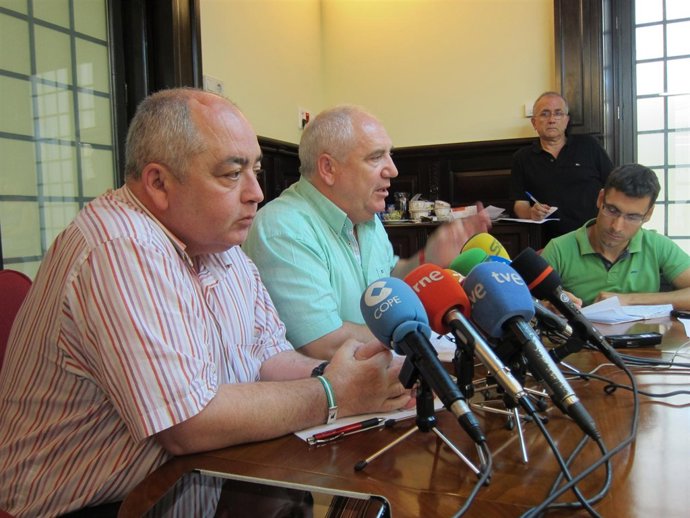 Manuel Pastrana (UGT-A) y Francisco Carbonero (CCOO-A)