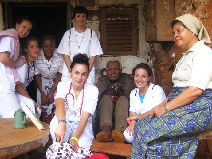 Las alumnas de la UCAV en Camerún