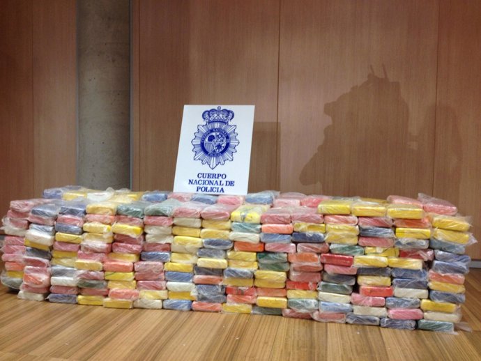 Cocaína (373 kilos) intervenida en España al cartel Sinaloa