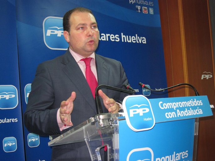 David Toscano, en rueda de prensa. 