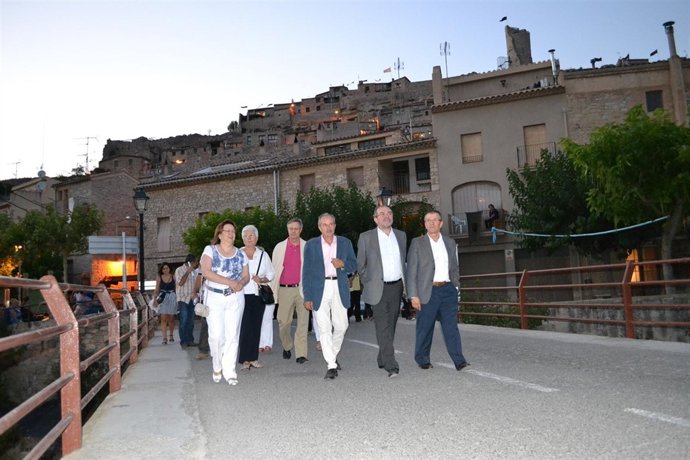 Joan Reñé Inaugura El Mercat Medieval De Guimerà