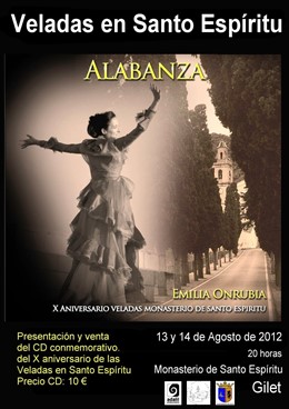 Cartel Del X Aniversario De Las Veladas En Santo Espíritu De Gilet