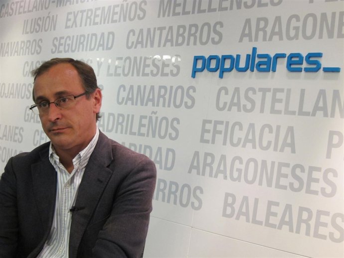 El portavoz del PP en el Congreso, Alfonso Alonso