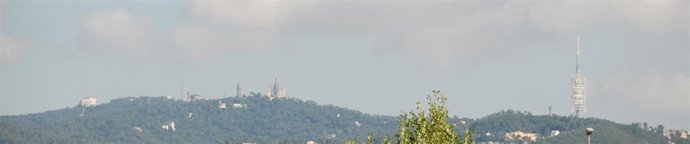 Collserola. Vista desde el Vallès.