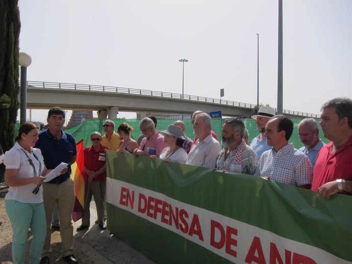 Diego Valderas y Sánchez Gordillo en el homenaje a Blas Infante