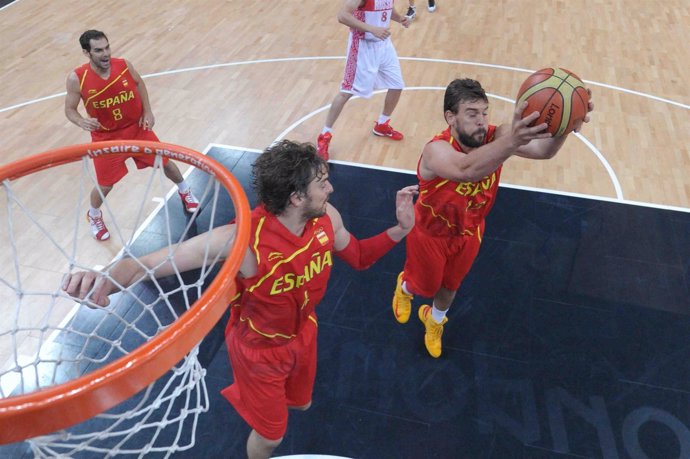 Pau Marc Gasol España Rusia baloncesto 