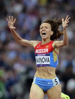 La atleta rusa Mariya Savinova