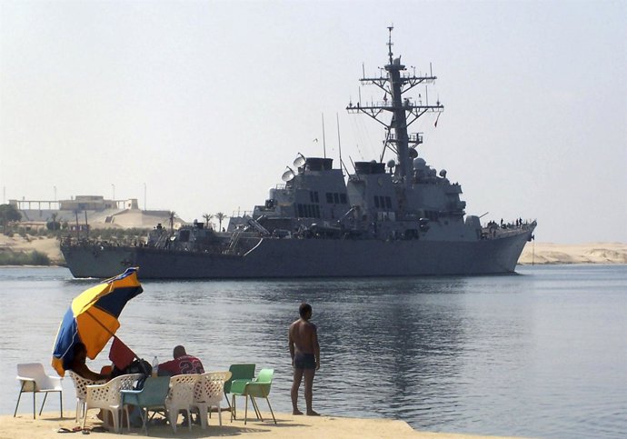El destructor estadounidense 'USS Porter'