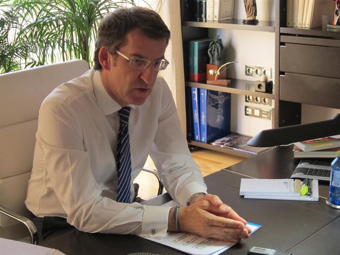 Núñez Feijóo En La Entrevista Con Europa Press