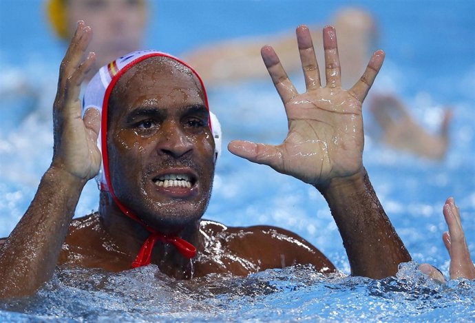 El boya español Iván Pérez el día de su retirada