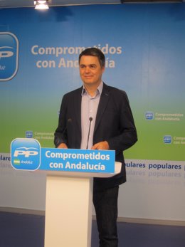 El portavoz del Grupo Popular en el Parlamento andaluz, Carlos Rojas