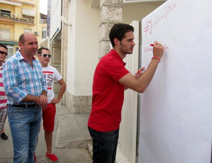 Conejo y Durán en un acto en Málaga