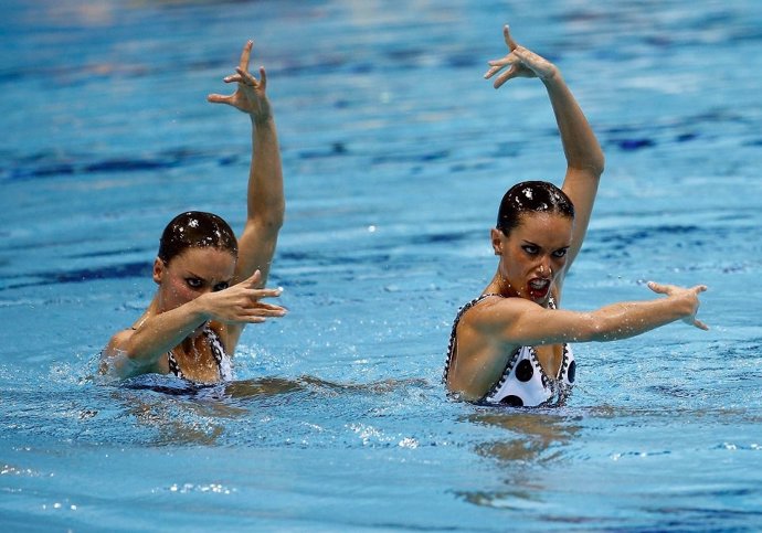 Ona Carbonell y Andrea Fuentes, natación sincrónizada en los Juegos Olímpicos