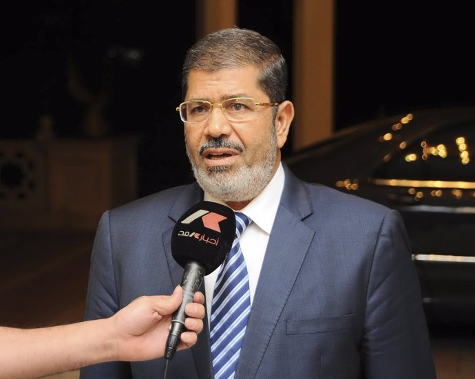 El presidente egipcio Mohamed Mursi 