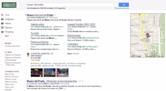 Sitelinks de Google Search
