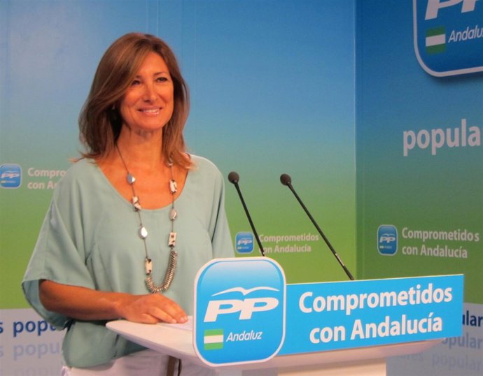 Alicia Martínez, hoy en rueda de prensa