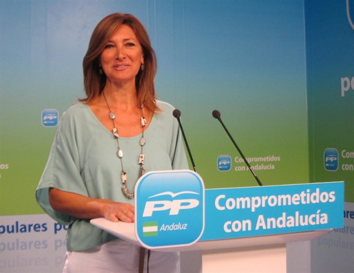 Alicia Martínez, hoy en rueda de prensa