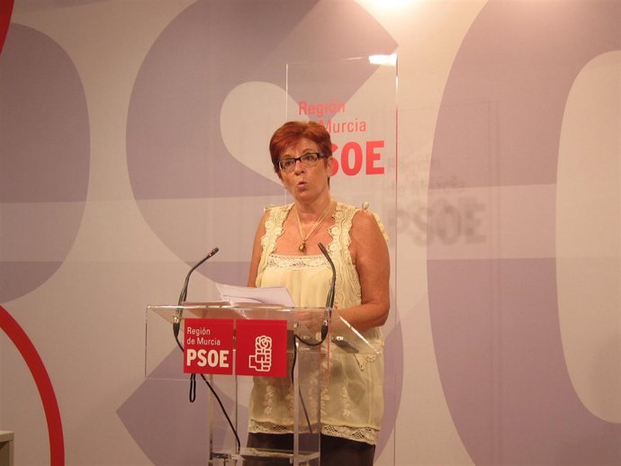 Portavoz del Grupo Parlamentario socialista en la Región, Begoña Gª Retegui
