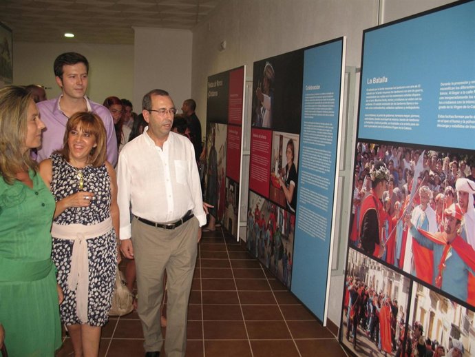 Chica, Gálvez Y Sáez En El Centro De Interpretación De La Leyenda Y La Frontera.