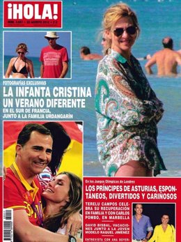 La Infanta Cristina en la portada de Hola