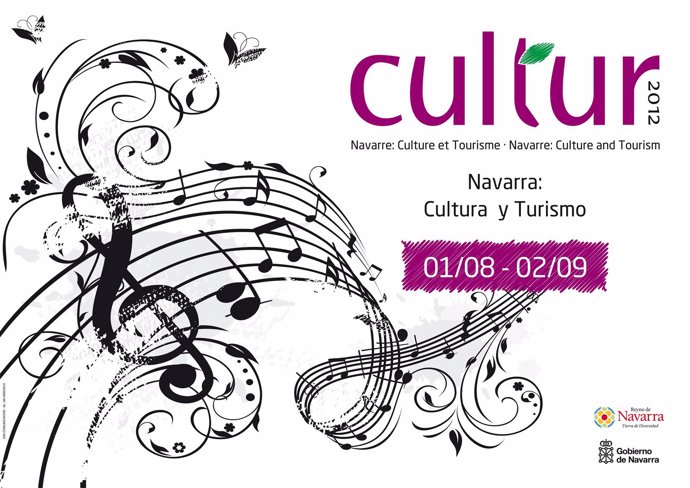 Cartel del programa Cultur 2012.