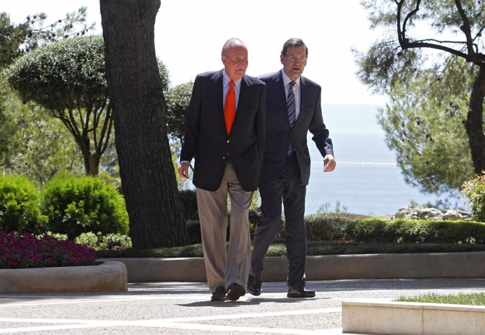 Rajoy se reúne en Palma con el Rey