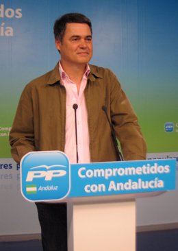 El El Portavoz Del Grupo Popular En El Parlamento Andaluz, Carlos Rojas, Hoy