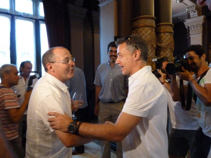 Juan Karlos Izagirre e Iñigo Urkullu