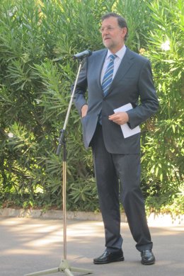 Rajoy tras su despacho con el Rey 