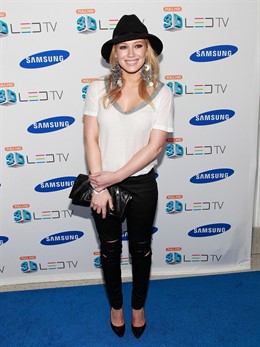 La actriz y cantante Hilary Duff