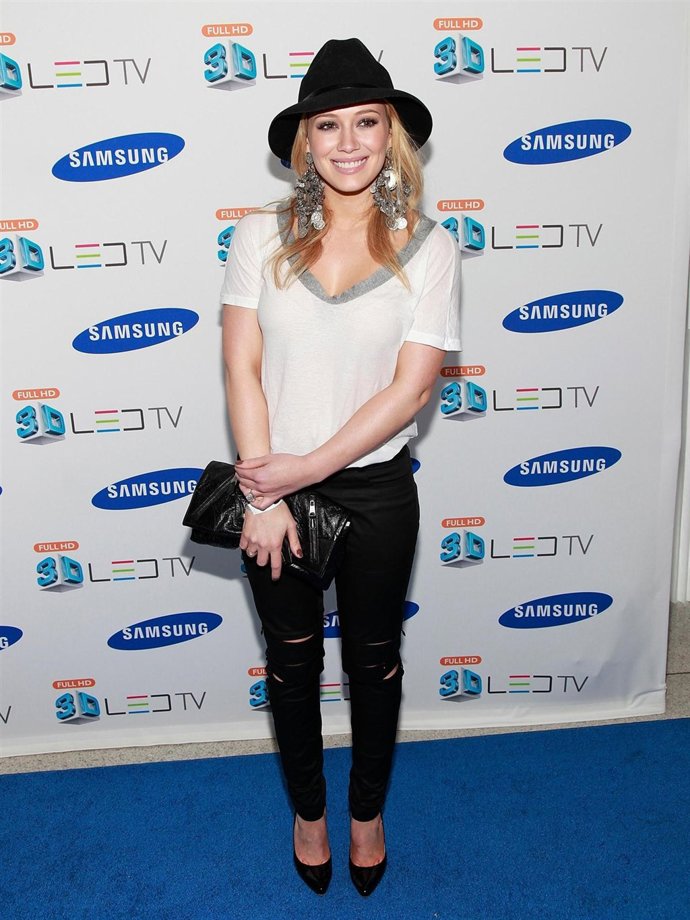 La actriz y cantante Hilary Duff