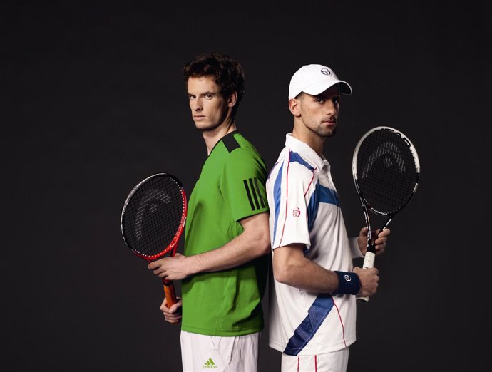 Novak Djokovic y Andy Murray 