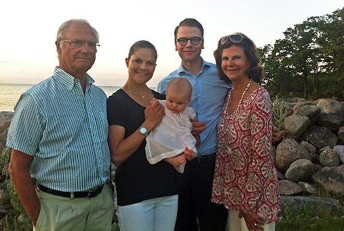 La familia real sueca