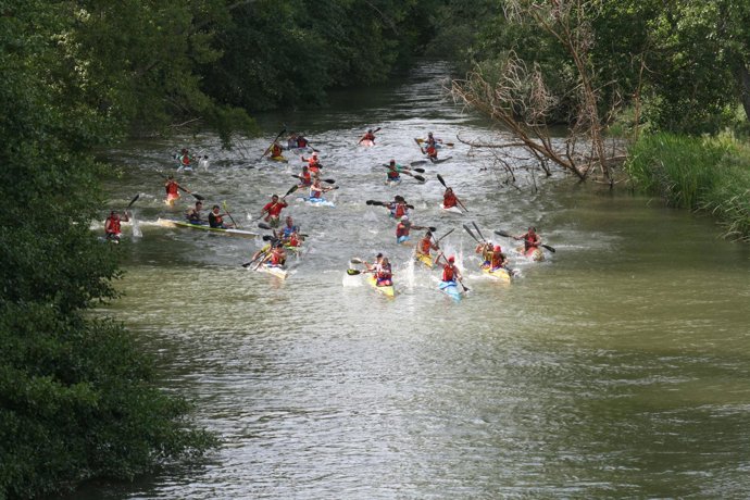 Salida del Descenso del Alto Ebro 2011