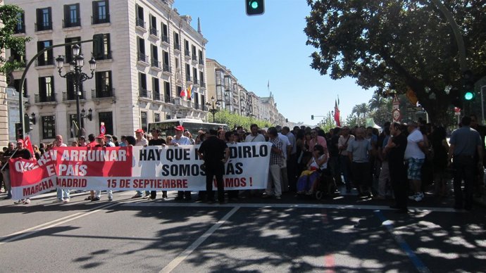 Concentración en la Delegación de Gobierno