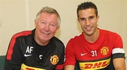 Alex Ferguson y Robin Van Persie